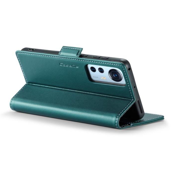 Caseme - CASEME 023 Läderfodral för Xiaomi 12 5G - Grön