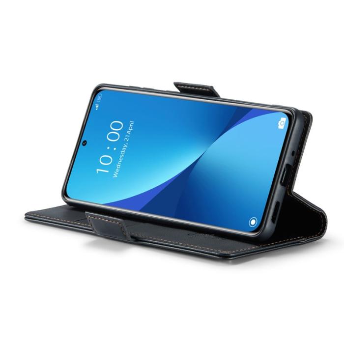 Caseme - CASEME 023 Läderfodral för Xiaomi 12 5G - Svart