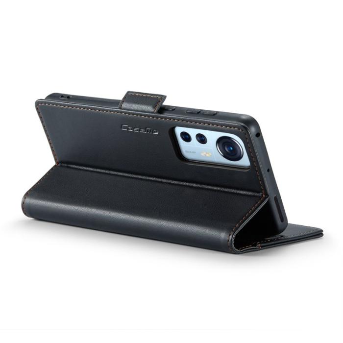Caseme - CASEME 023 Läderfodral för Xiaomi 12 5G - Svart