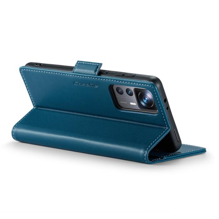 Caseme - CASEME 023 Läderfodral för Xiaomi 12T 5G - Blå