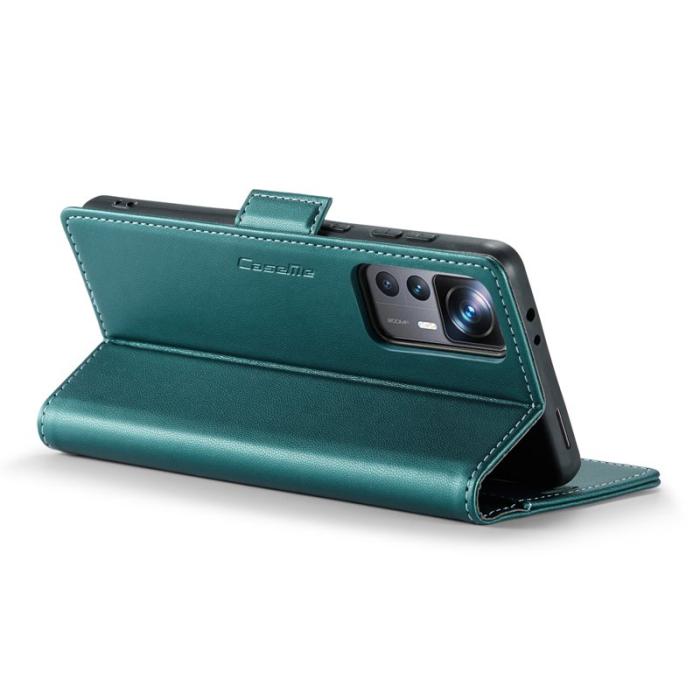 Caseme - CASEME 023 Läderfodral för Xiaomi 12T 5G - Grön