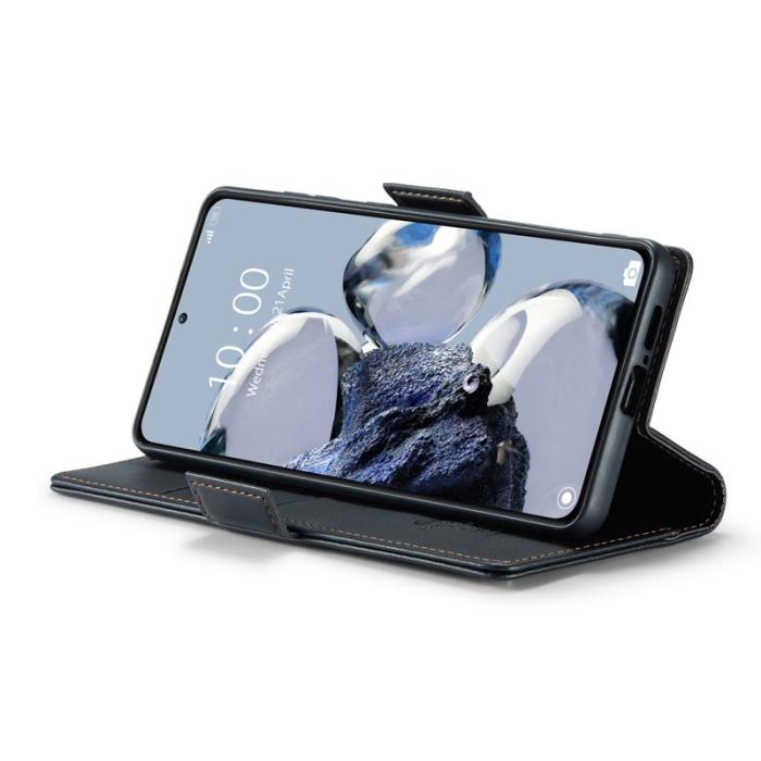 Caseme - CASEME 023 Läderfodral för Xiaomi 12T 5G - Svart