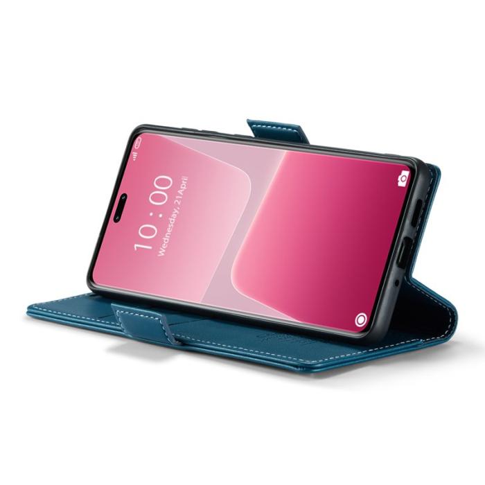 Caseme - CASEME Plånboksfodral Konstläder för Xiaomi 13 Lite - Blå