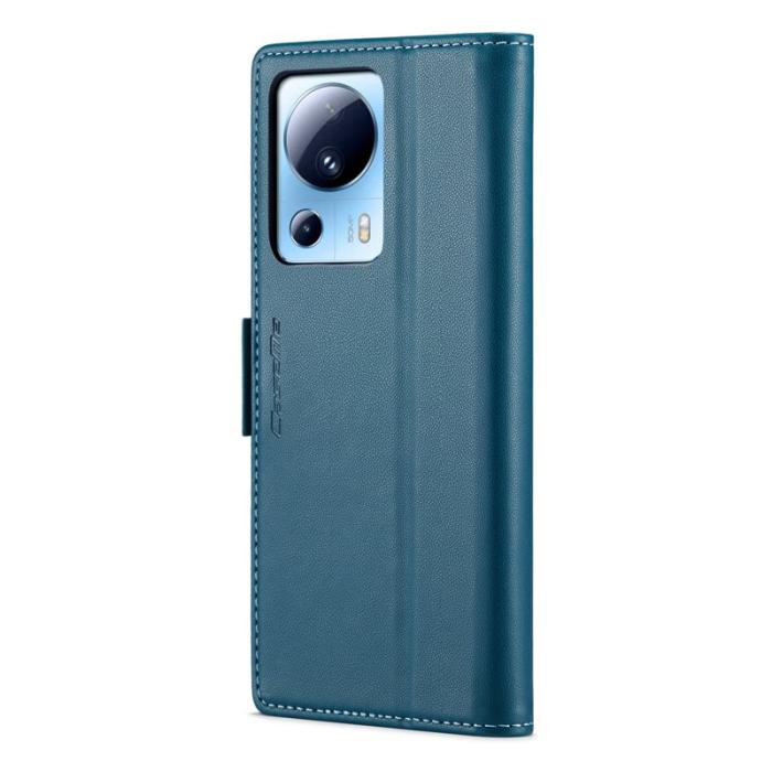 Caseme - CASEME Plånboksfodral Konstläder för Xiaomi 13 Lite - Blå