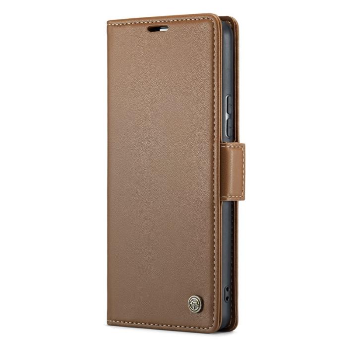 Caseme - CASEME Plånboksfodral Konstläder för Xiaomi 13 Lite / Civi 2 - Brun