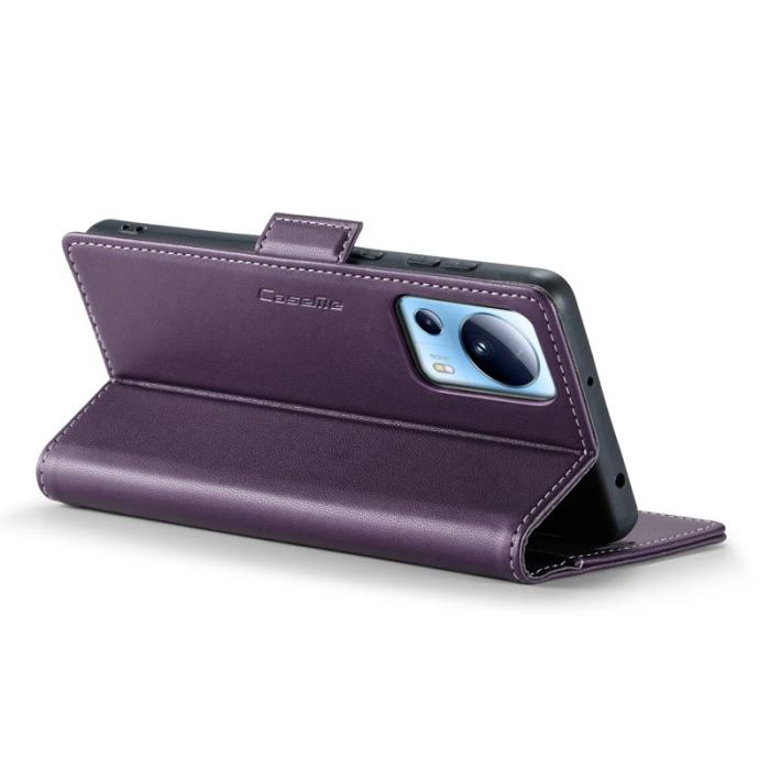 Caseme - CASEME Plånboksfodral Konstläder för Xiaomi 13 Lite / Civi 2 - Lila