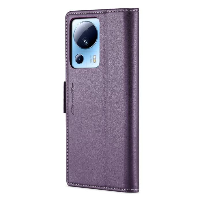 Caseme - CASEME Plånboksfodral Konstläder för Xiaomi 13 Lite / Civi 2 - Lila