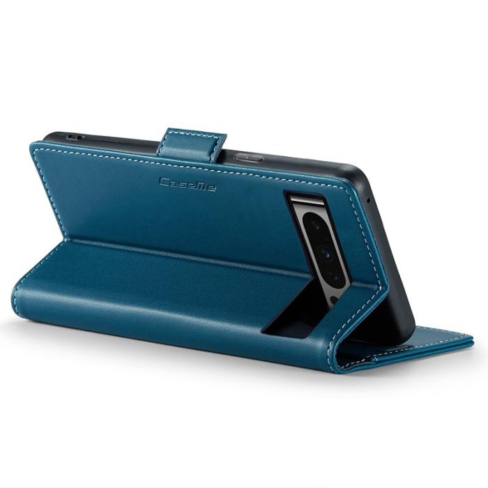 Caseme - CASEME 023 Läderfodral till Google Pixel 8 Pro - Blå