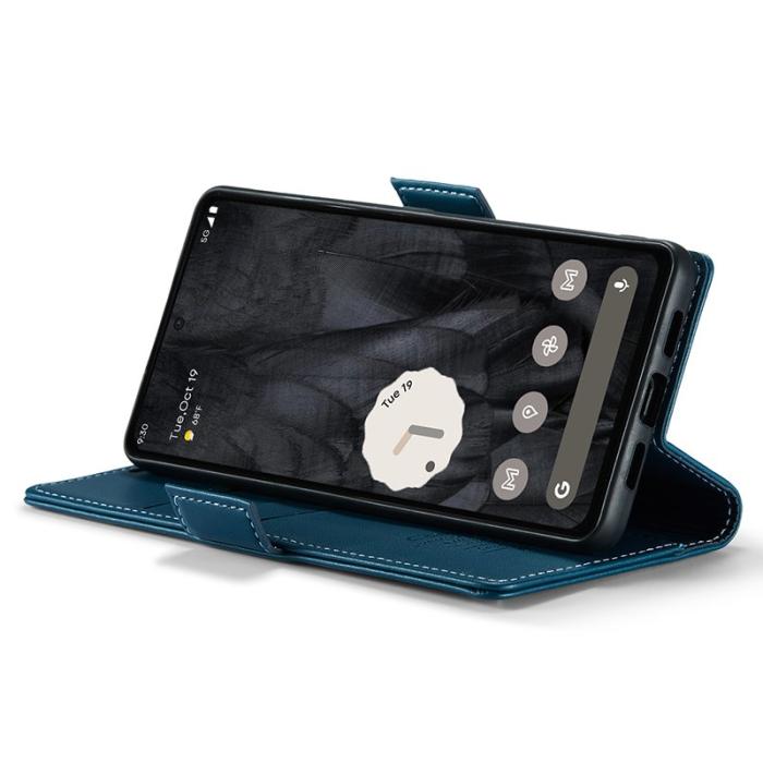 Caseme - CASEME 023 Läderfodral till Google Pixel 8 Pro - Blå