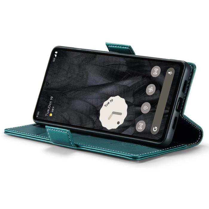 Caseme - CASEME 023 Läderfodral till Google Pixel 8 Pro - Grön