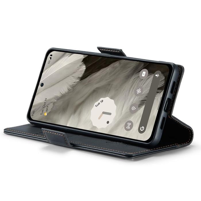 Caseme - CASEME Plånboksfodral Konstläder till Google Pixel 8 - Svart