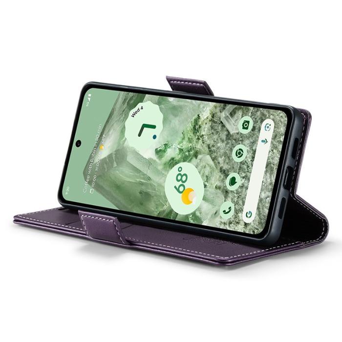 Caseme - CASEME 023 Läderfodral till Google Pixel 8a - Lila