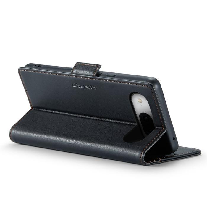 Caseme - CASEME 023 Läderfodral till Google Pixel 8a - Svart