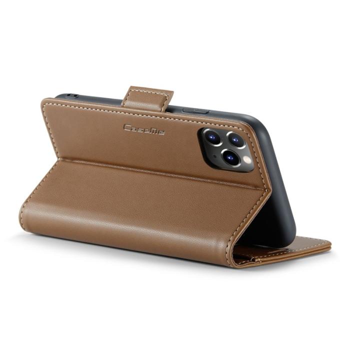 Caseme - CASEME 023 Läderfodral till iPhone 11 Pro Max - Brun