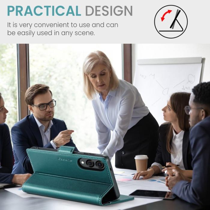 Caseme - CASEME 023 Series Samsung Galaxy S25 Edge Fodral Grön