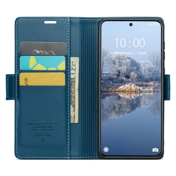 Caseme - CASEME 023 Series Xiaomi 14 Ultra Skal RFID Blocker Blå
