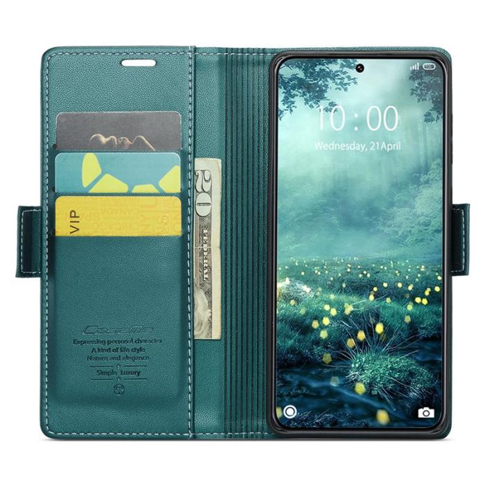 Caseme - CASEME 023 Series Xiaomi 14 Ultra Skal RFID Blocker Grön