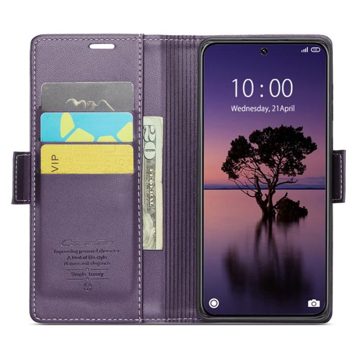 Caseme - CASEME 023 Series Xiaomi 14 Ultra Skal RFID Blocker Lila