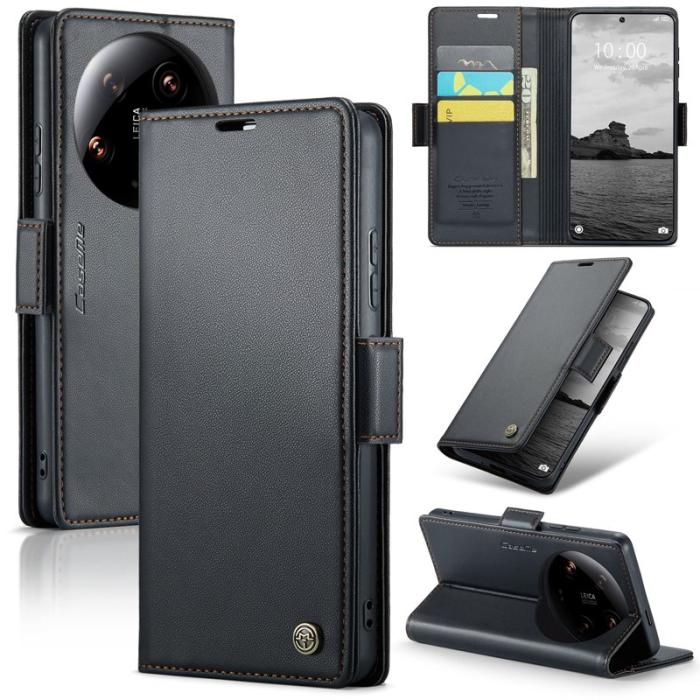 Caseme - CASEME 023 Series Xiaomi 14 Ultra Skal RFID Blocker Svart
