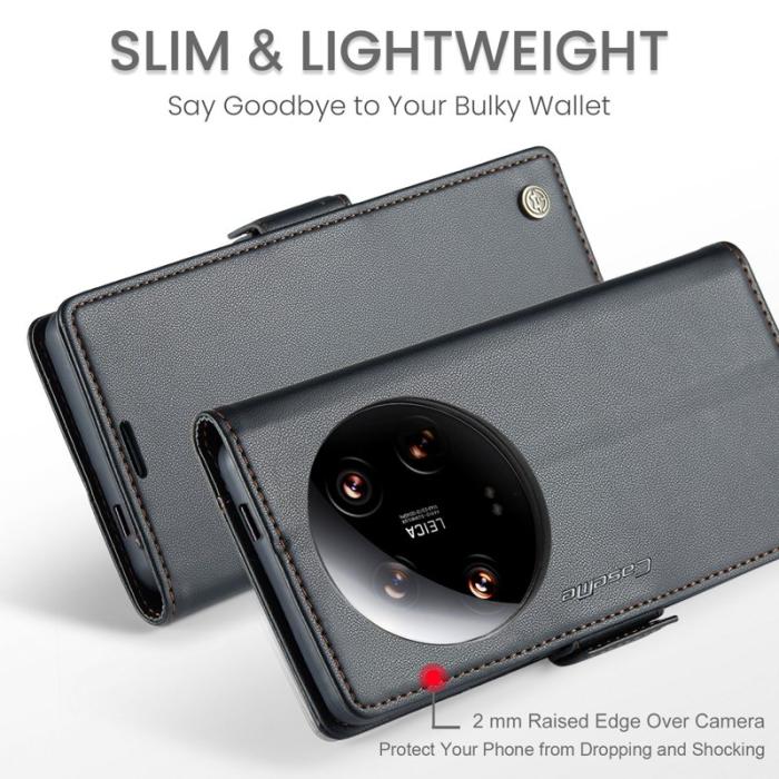 Caseme - CASEME 023 Series Xiaomi 14 Ultra Skal RFID Blocker Svart