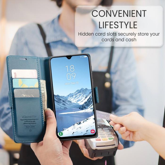 Caseme - CASEME 023 Mobilskal för Samsung Galaxy A17 5G/4G - Blå