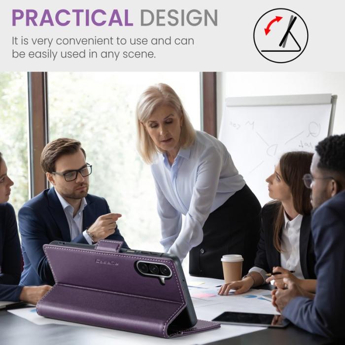 Caseme - CASEME 023 Mobilskal till Samsung Galaxy A17 5G/4G - Lila