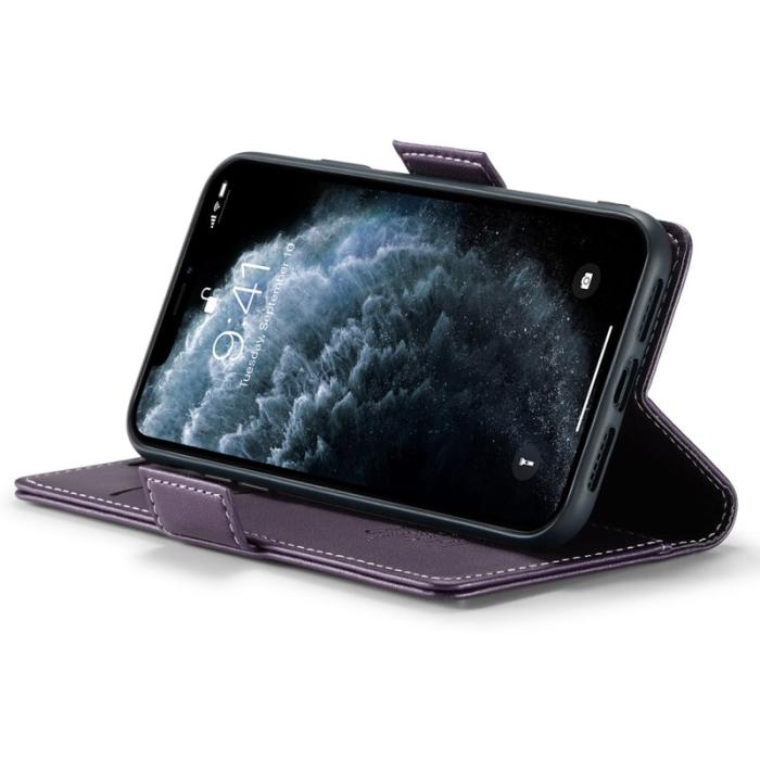 Caseme - CASEME 023 Stand Leather Fodral för iPhone 11 Pro - Lila