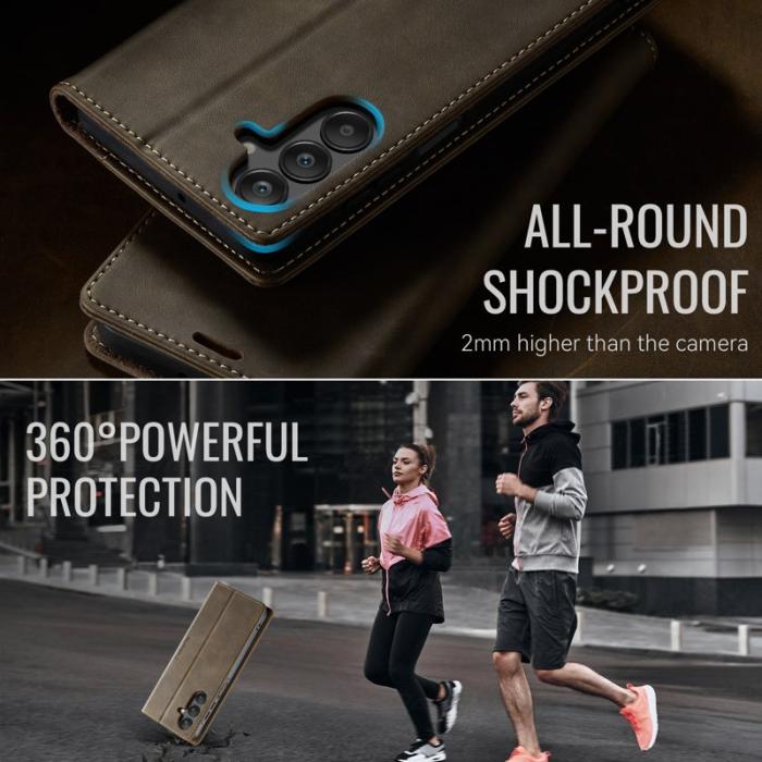 Caseme - CASEME 033 Fodral för Samsung Galaxy A16 5G - Kaffe