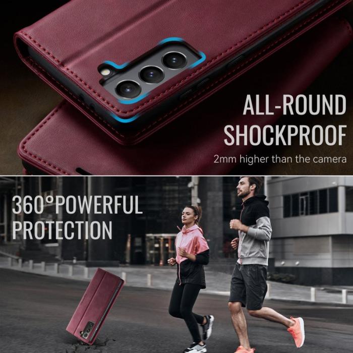 Caseme - CASEME 033 Fodral för Samsung Galaxy S21+ 5G - Röd