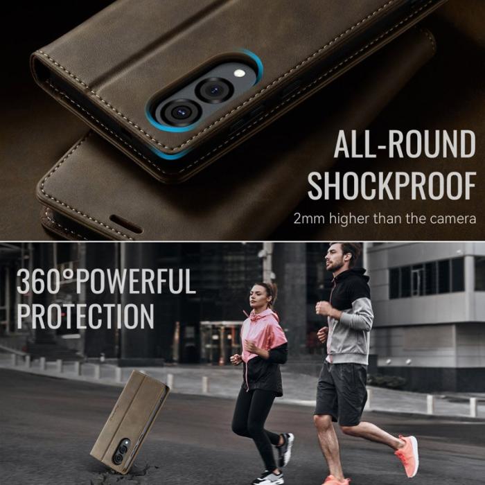 Caseme - CASEME 033 Fodral för Samsung Galaxy S25 Edge - Kaffe