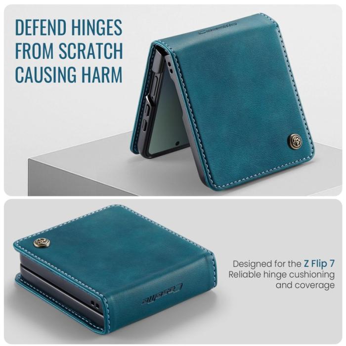 Caseme - CASEME 033 Fodral för Samsung Galaxy Z Flip7 5G - Grön