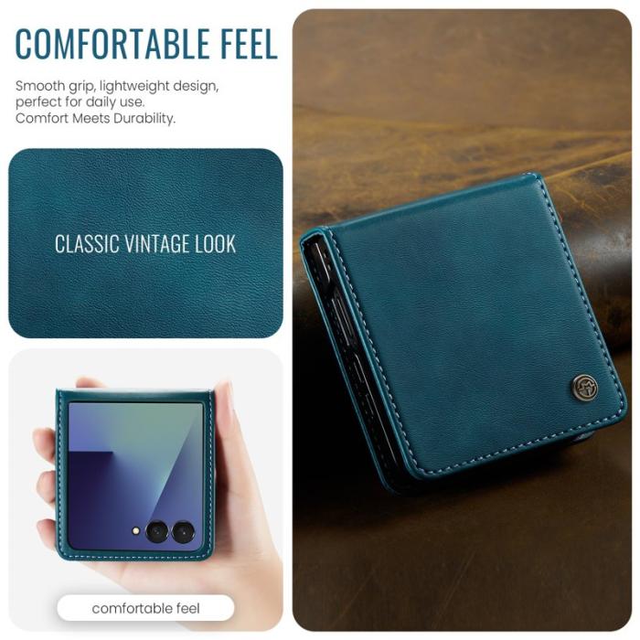 Caseme - CASEME 033 Fodral för Samsung Galaxy Z Flip7 5G - Grön