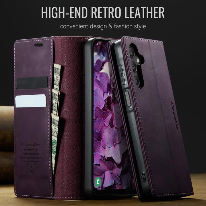 Caseme - CASEME 033 Fodral till Samsung Galaxy A16 5G Lila RFID Blocking