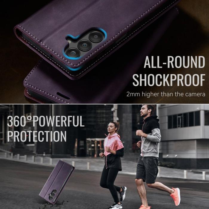 Caseme - CASEME 033 Fodral till Samsung Galaxy A16 5G Lila RFID Blocking