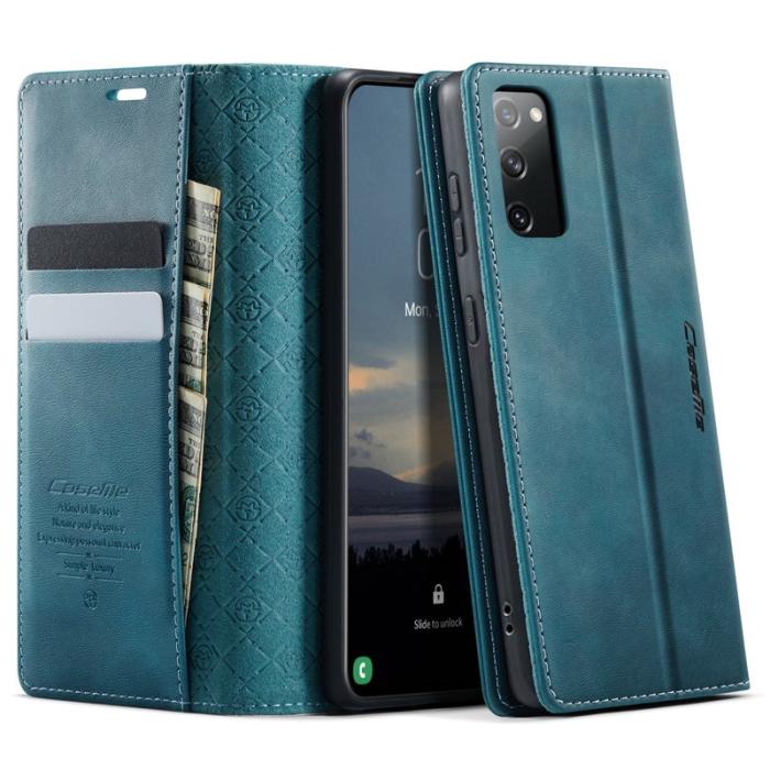 Caseme - CASEME 033 Fodral till Samsung Galaxy S20 FE Grön RFID Blocking