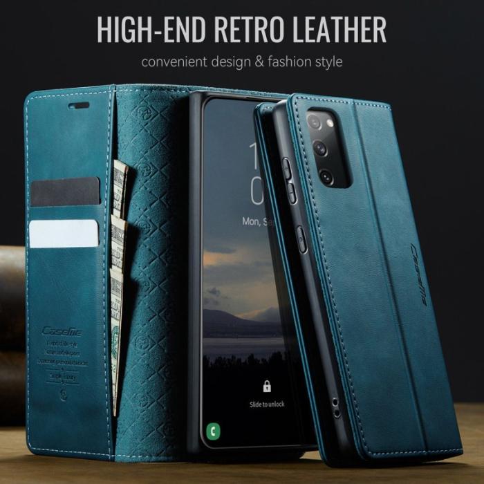 Caseme - CASEME 033 Fodral till Samsung Galaxy S20 FE Grön RFID Blocking