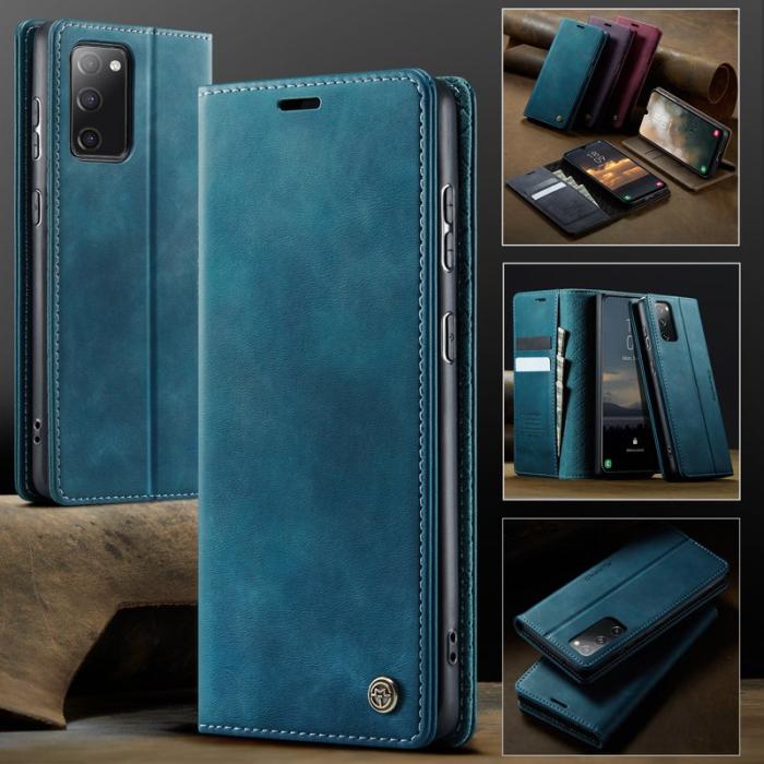 Caseme - CASEME 033 Fodral till Samsung Galaxy S20 FE Grön RFID Blocking