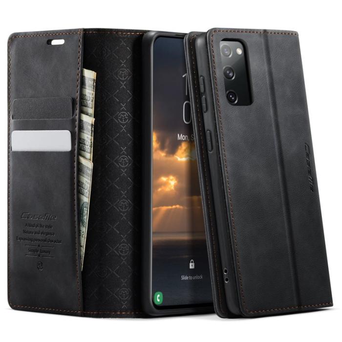 Caseme - CASEME 033 Fodral till Samsung Galaxy S20 FE RFID Skydd - Svart
