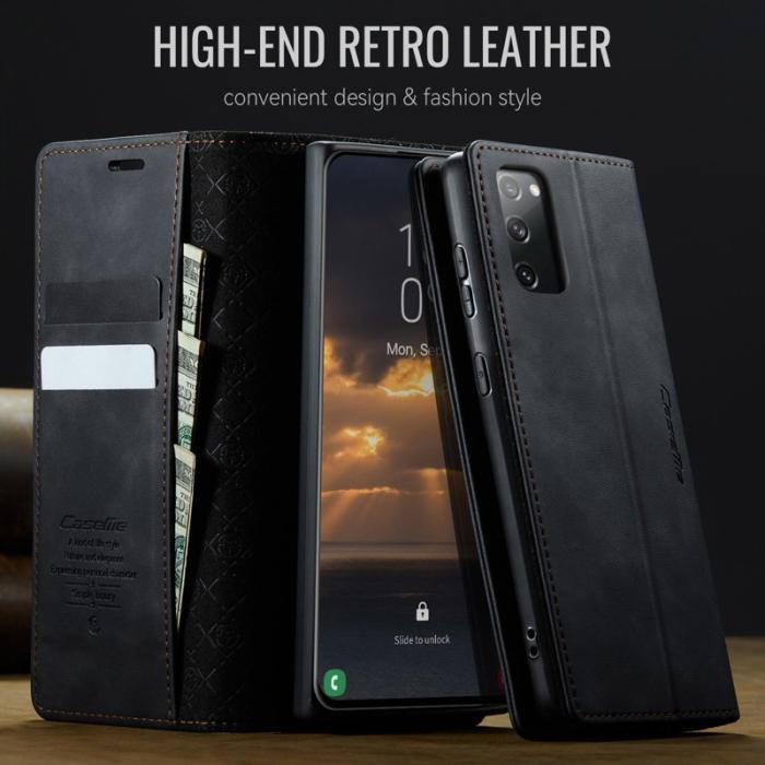Caseme - CASEME 033 Fodral till Samsung Galaxy S20 FE RFID Skydd - Svart