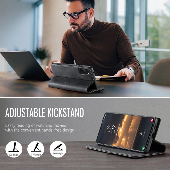 Caseme - CASEME 033 Fodral till Samsung Galaxy S20 FE RFID Skydd - Svart