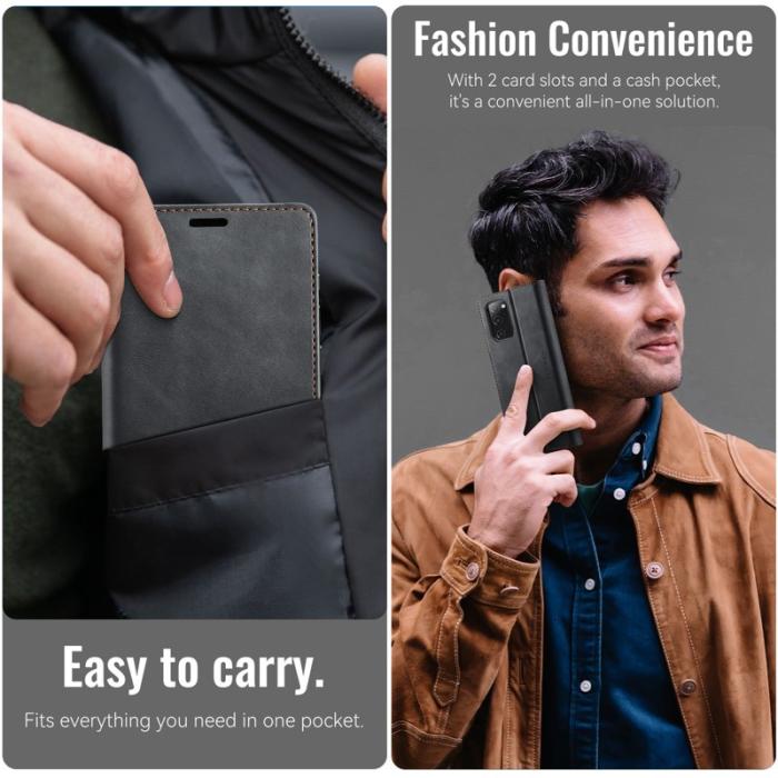 Caseme - CASEME 033 Fodral till Samsung Galaxy S20 FE RFID Skydd - Svart