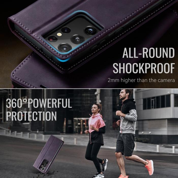 Caseme - CASEME 033 Fodral till Samsung Galaxy S21 Ultra 5G Lila