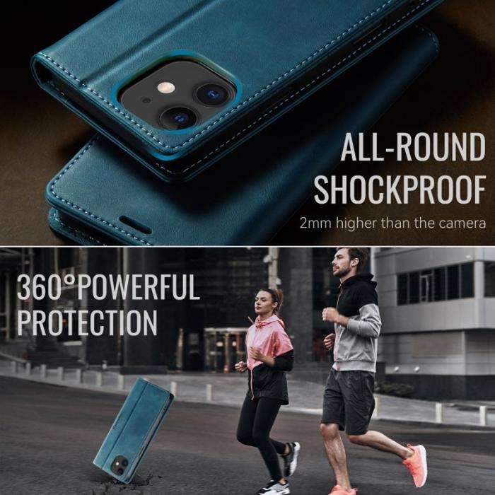 Caseme - CASEME 033 iPhone 12 mini Fodral RFID Blocker Grön