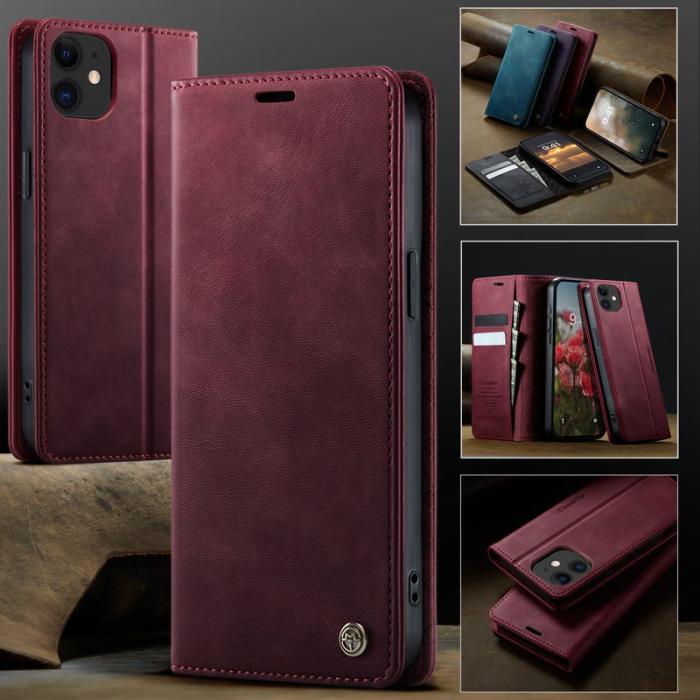 Caseme - CASEME 033 iPhone 12 mini Fodral RFID Blocker Röd