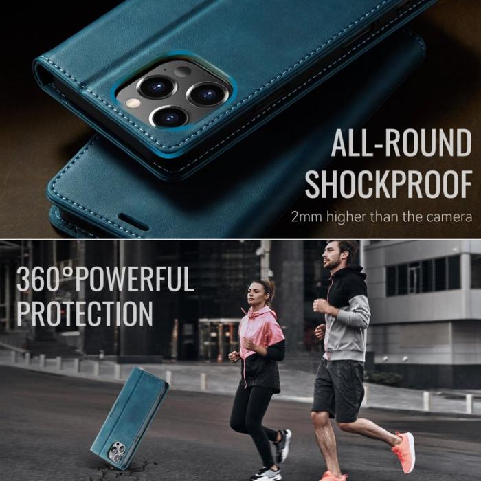 Caseme - CASEME 033 iPhone 12 Pro Max Skal RFID Blocker Grön