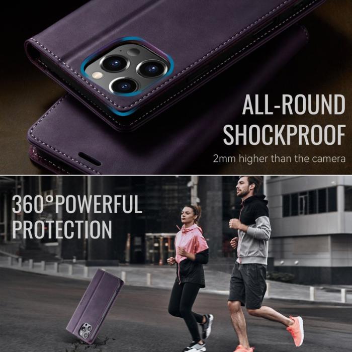 Caseme - CASEME 033 iPhone 12 Pro Max Skal RFID Blocker Lila