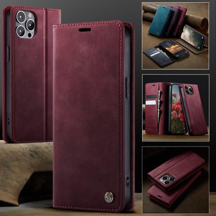 Caseme - CASEME 033 iPhone 12 Pro Max Skal RFID Blocker Röd