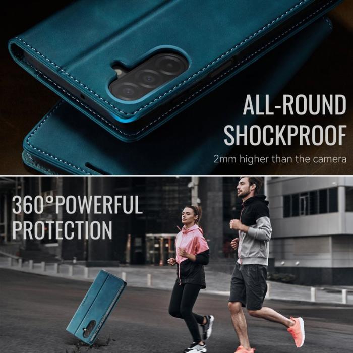 Caseme - CASEME 033 Samsung Galaxy A26 5G Skal RFID Blocker Grön