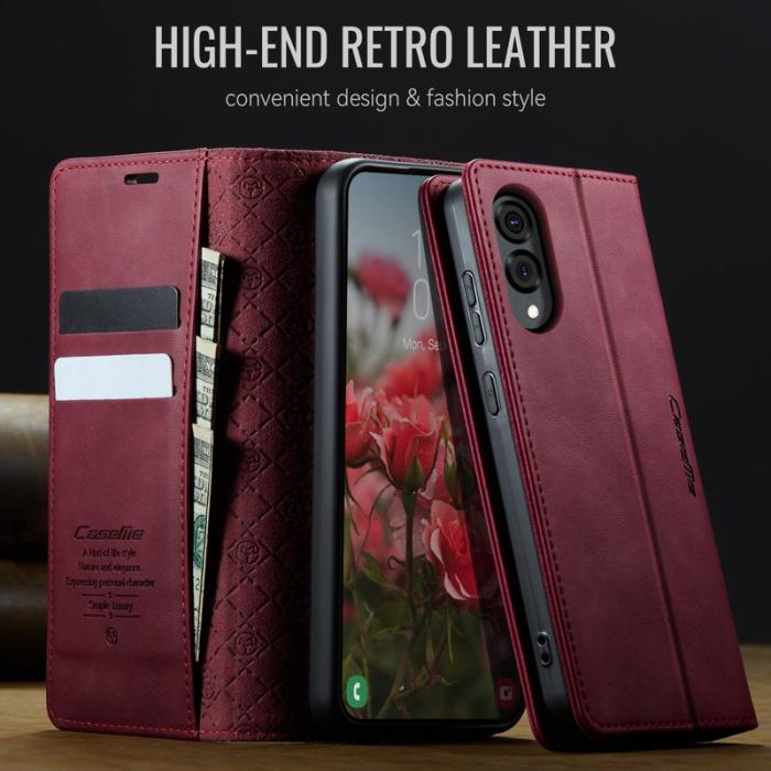 Caseme - CASEME 033 Samsung Galaxy S25 Edge Skal RFID Blocker Röd