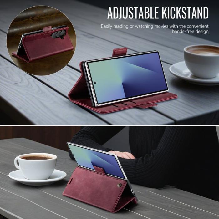 Caseme - CASEME 033 Samsung Galaxy Z Fold7 5G Skal Röd med RFID-blockering